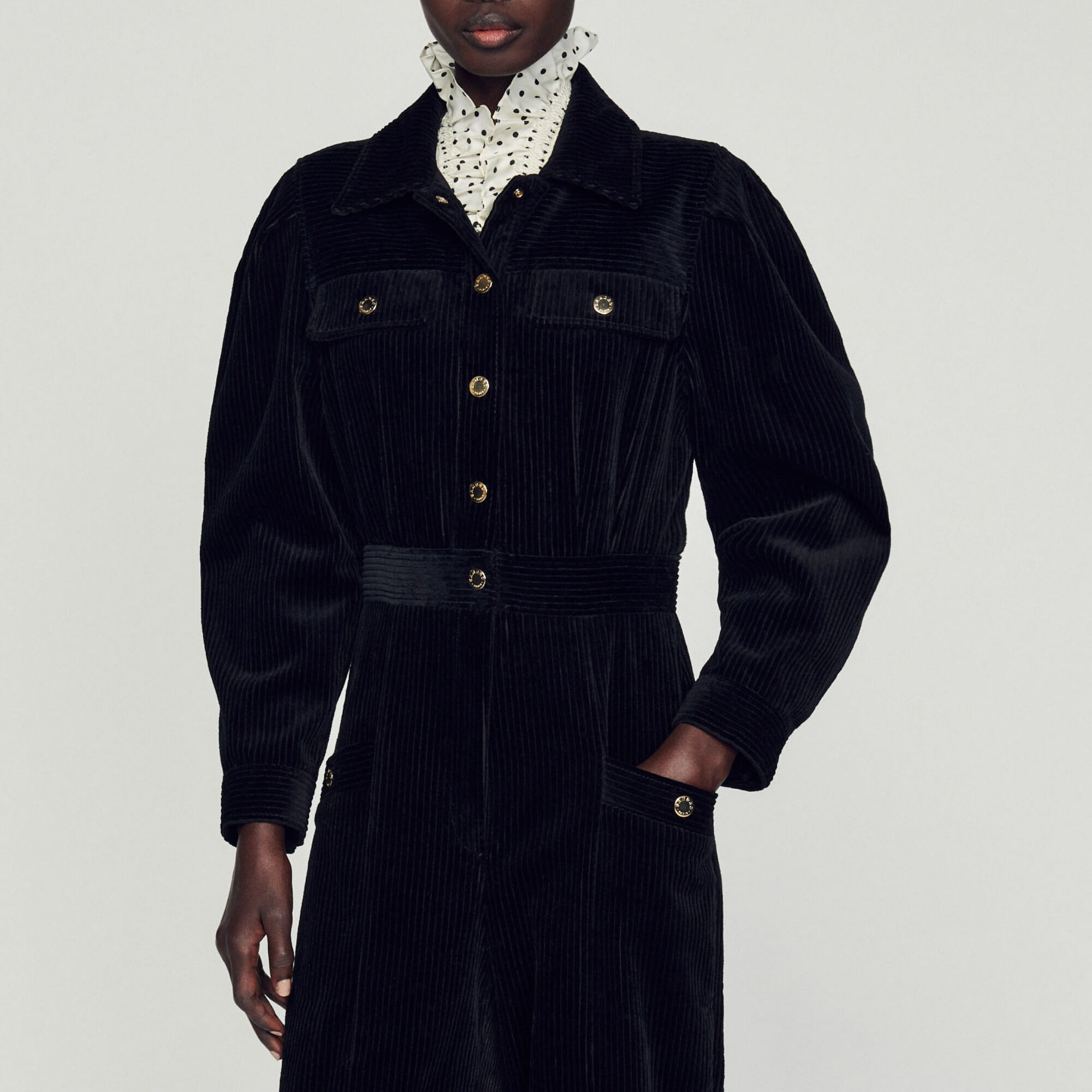 Corduroy jumpsuit