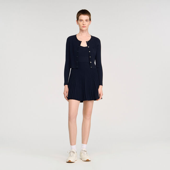 Fine knit cardigan