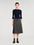 2-in-1 mixed wool jumper
