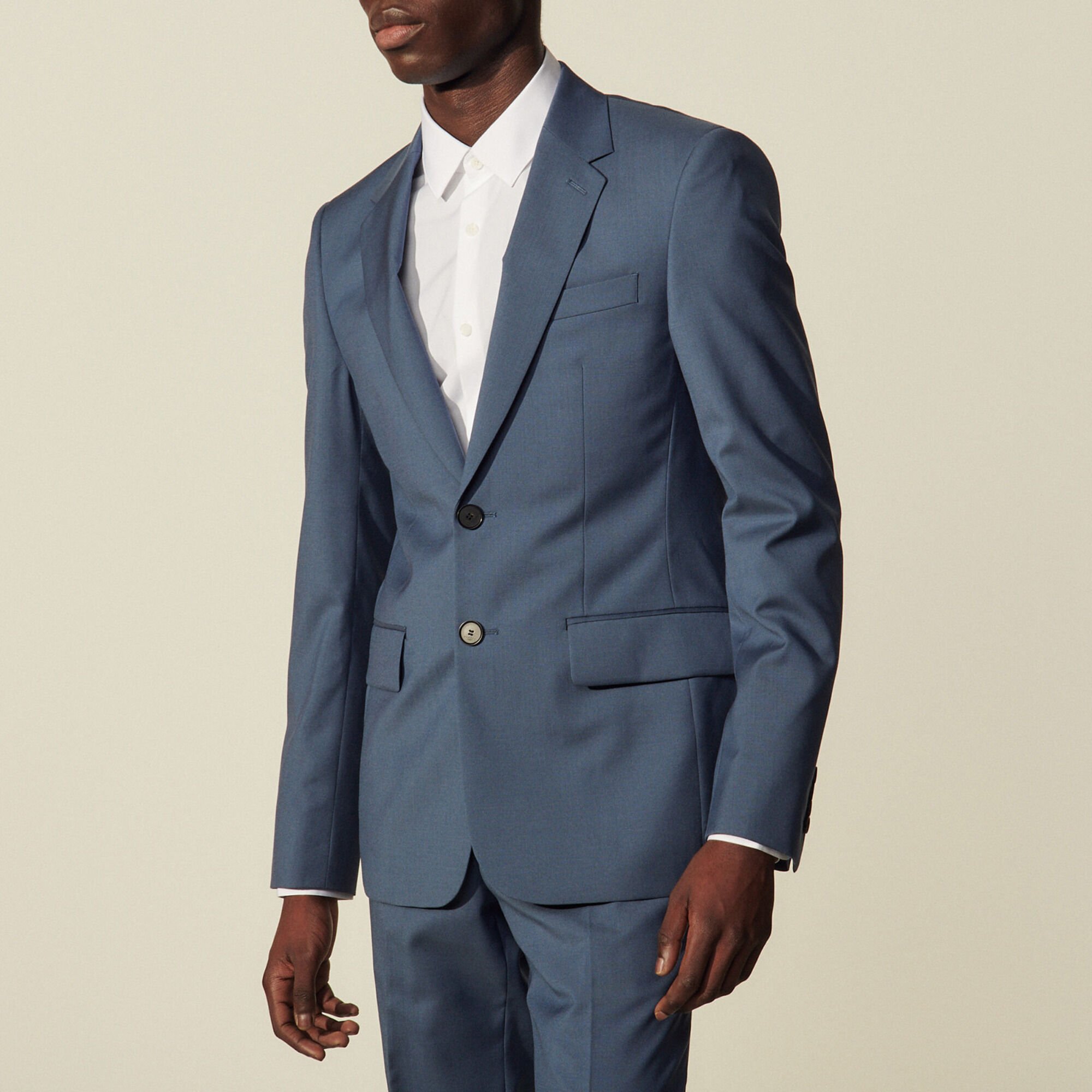 Virgin wool suit jacket