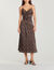 Long dress with narrow straps