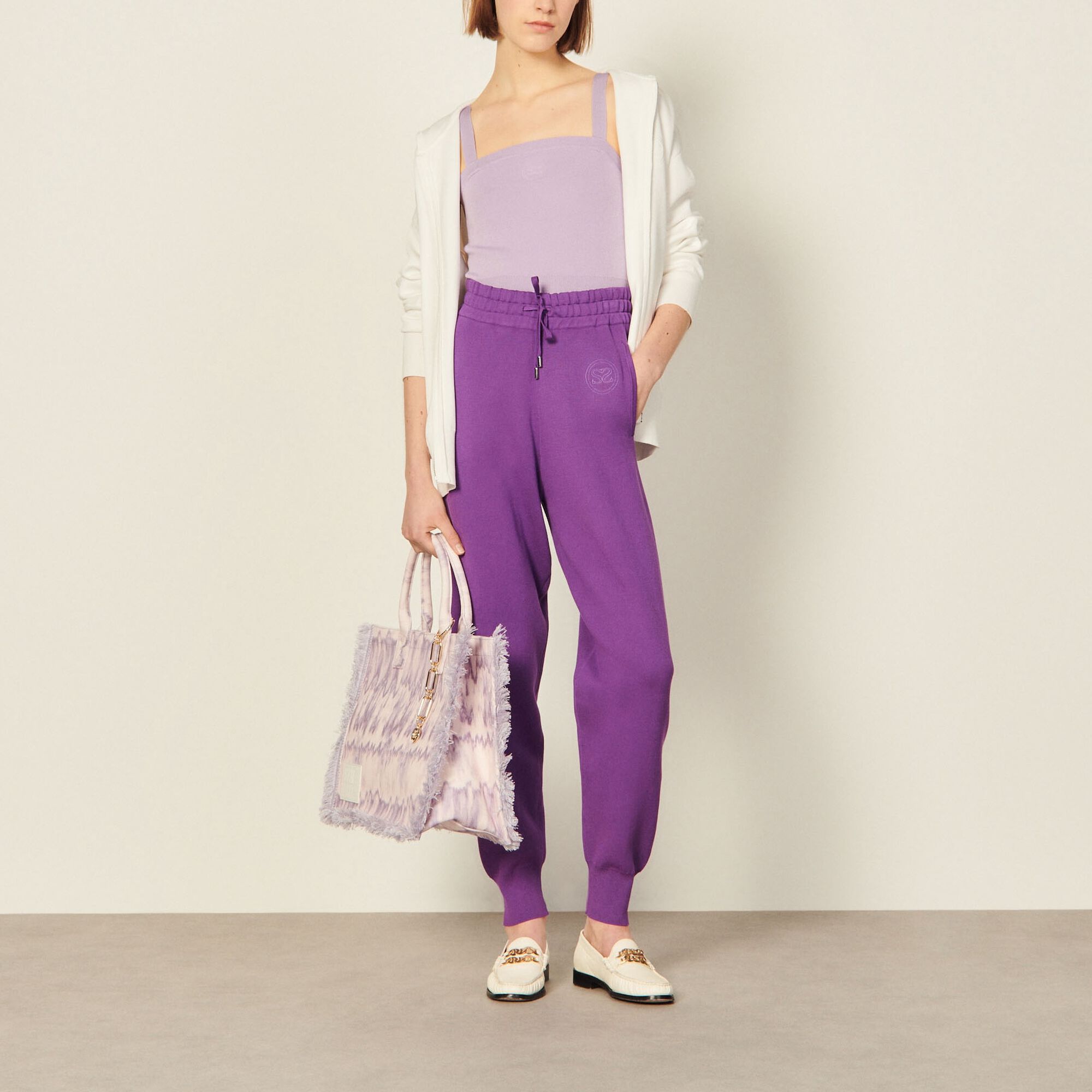 Knit jogging bottoms