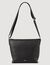 Grained leather satchel