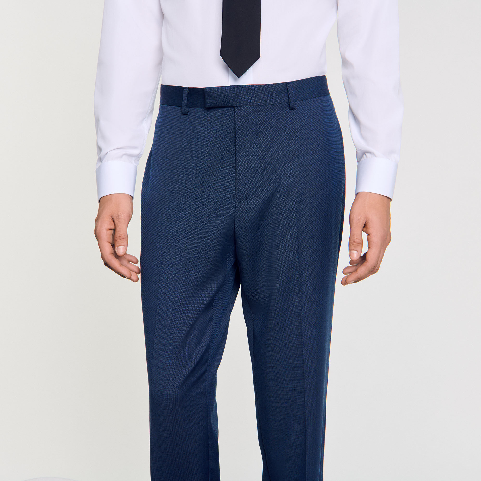 Wool suit trousers