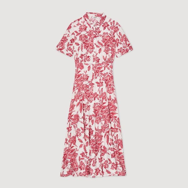 Floral patterned maxi dress
