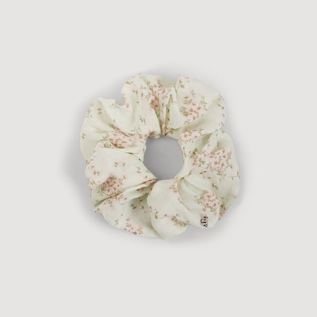 Floral scrunchie