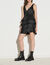 Sleeveless dress with ruffles