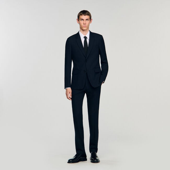 Wool suit jacket