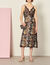 Printed silk dress