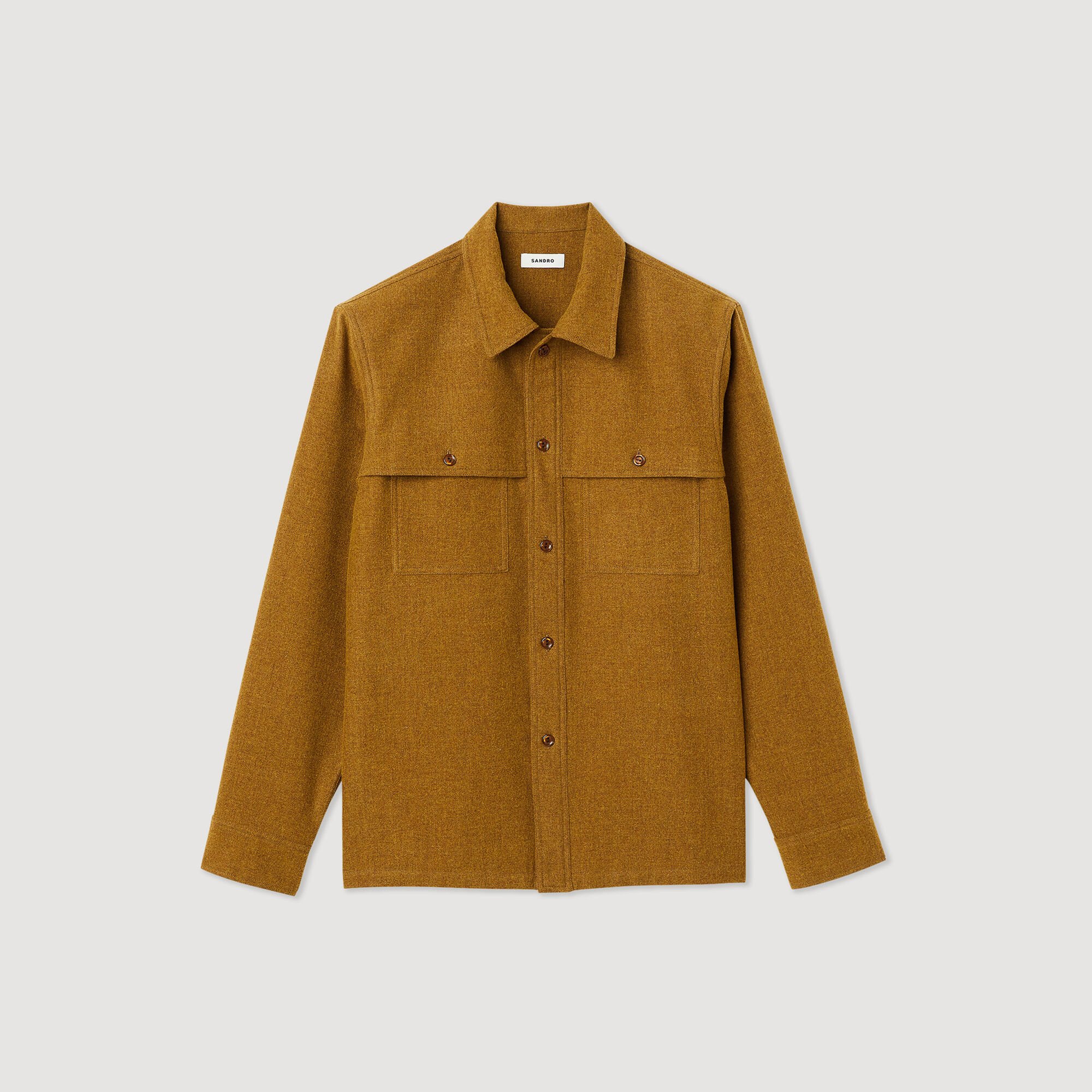 Wool overshirt