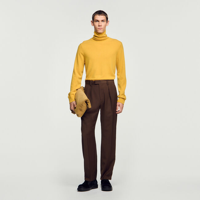 Wide-leg wool trousers - Men | Sandro