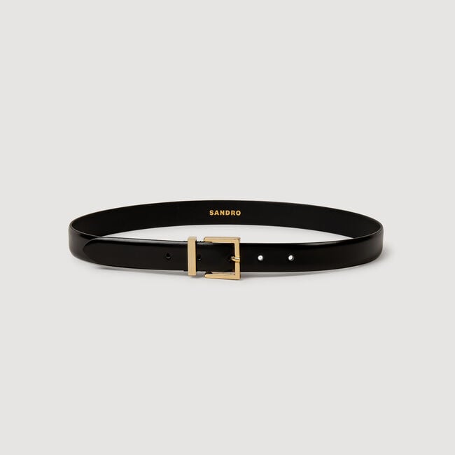 Leather belt