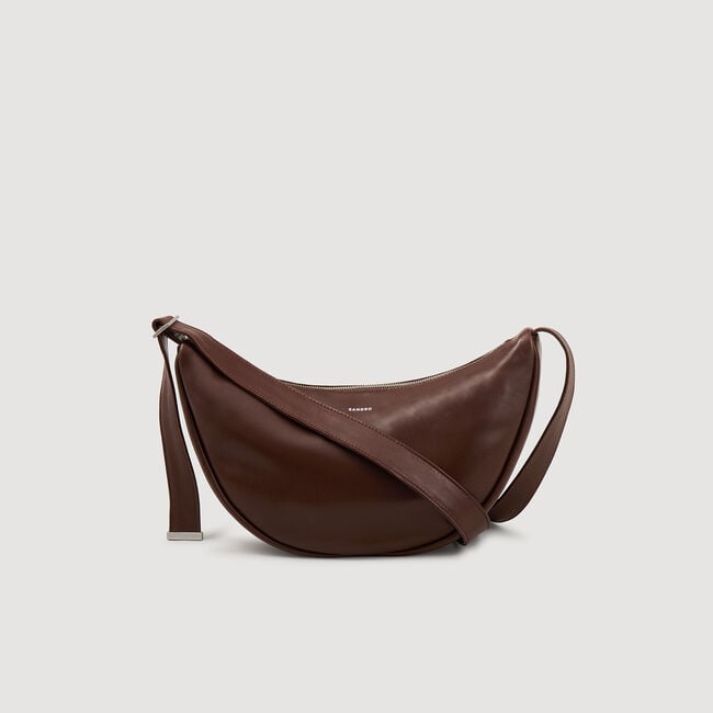 Small leather hobo bag
