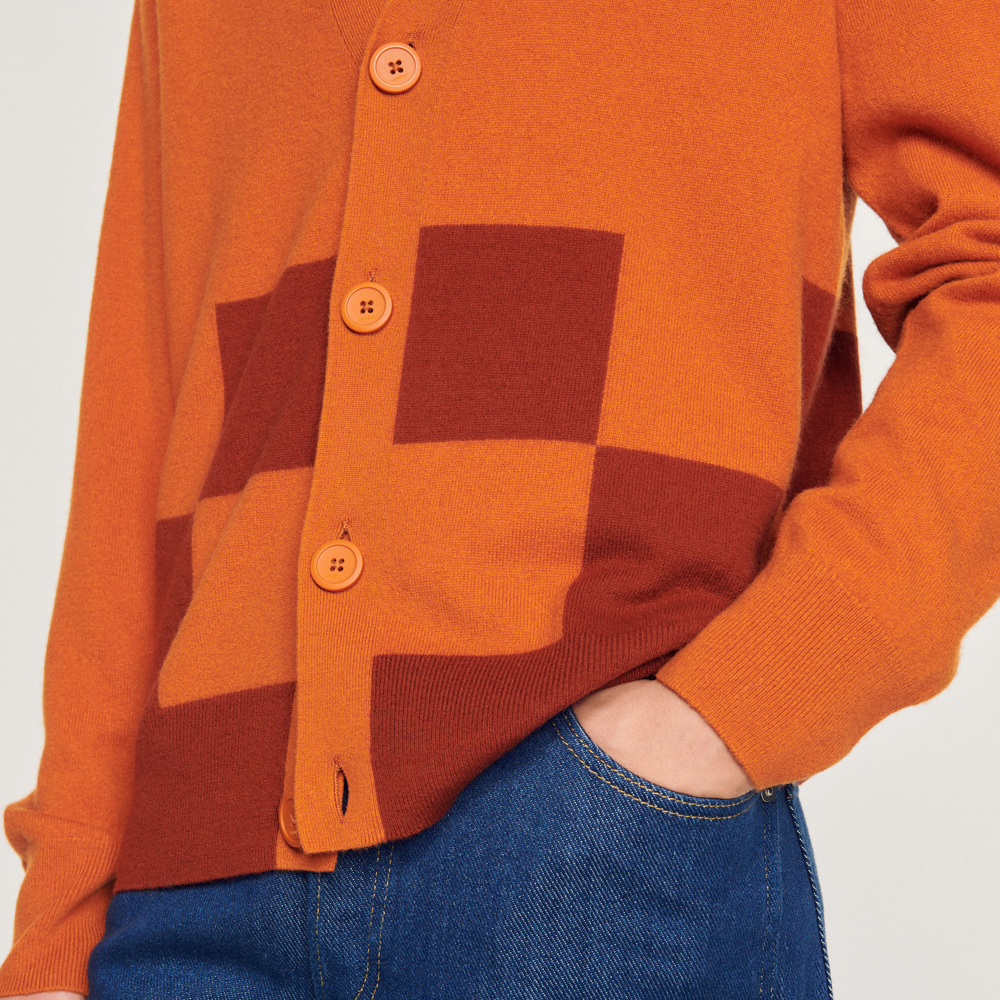 Wool and cashmere cardigan