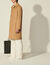 Long coat with raglan sleeves