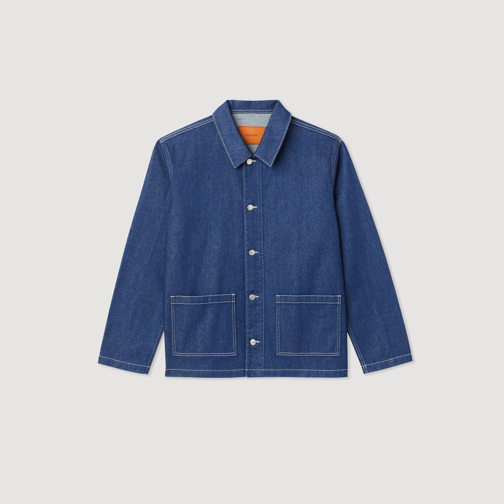 Denim worker jacket