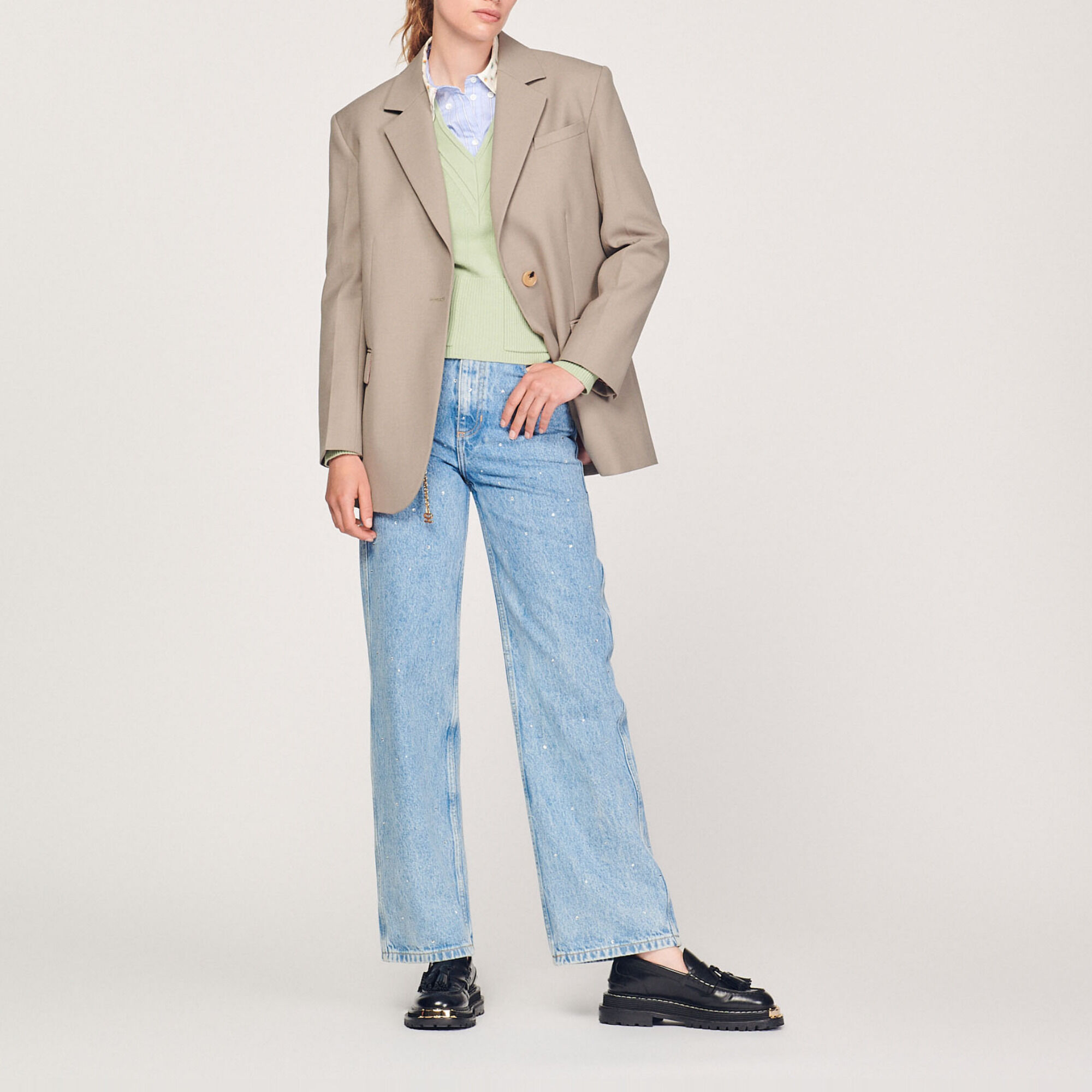 Tailored jacket with pockets