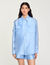 Loose-fit satin shirt