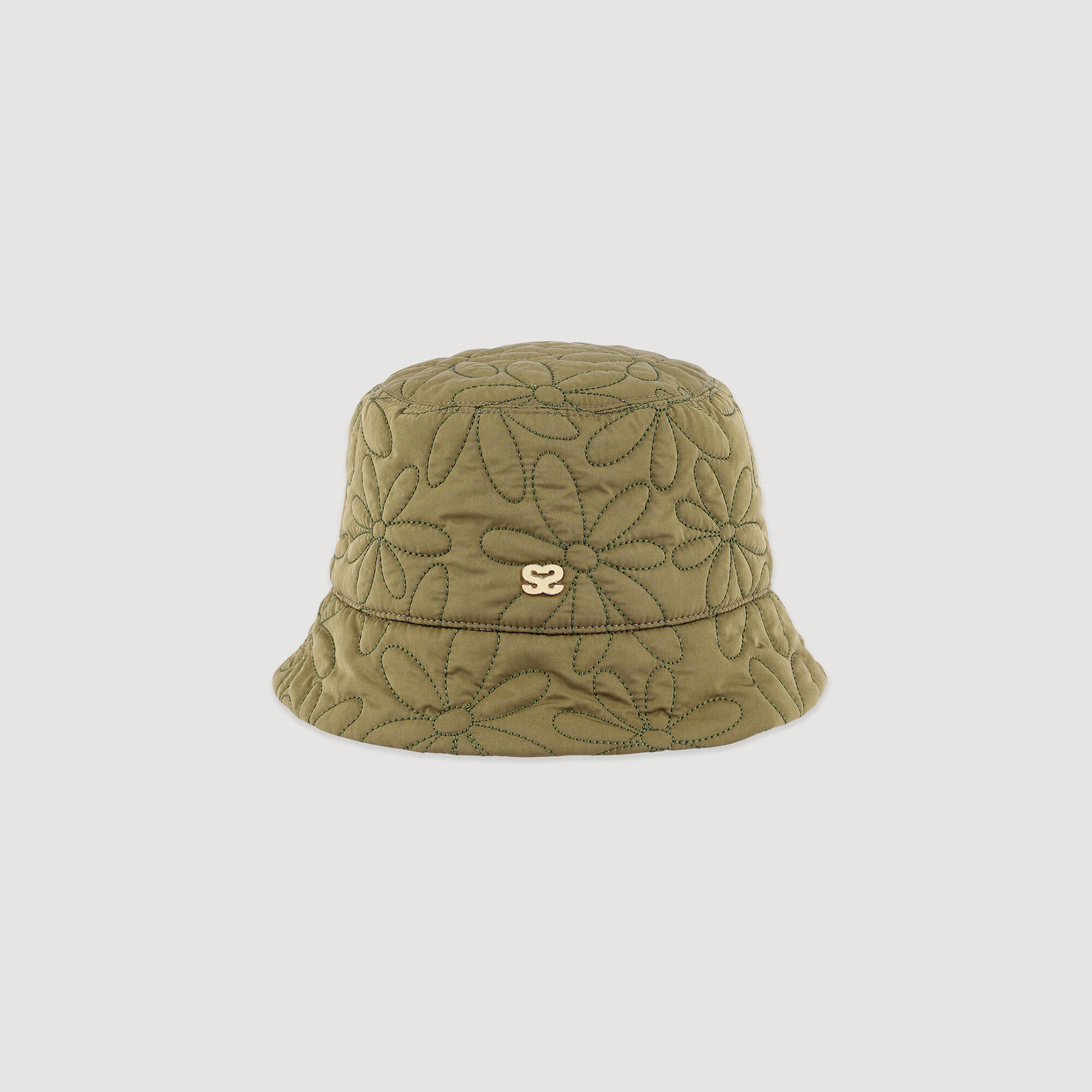 Quilted daisy bucket hat