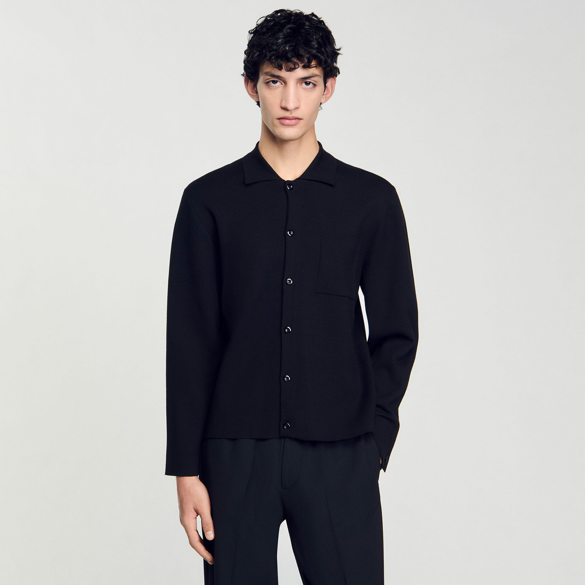 Button-down cardigan