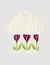 Floaty shirt with tulip print