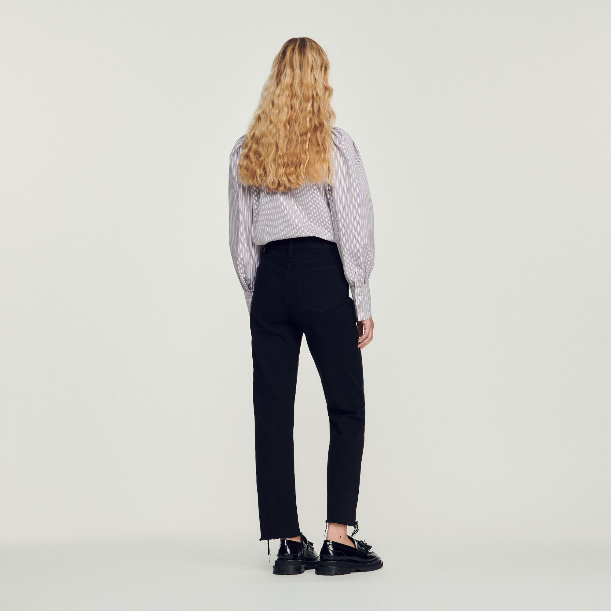 Straight-leg jeans