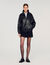 Oversized leather jacket