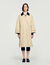 Long coat with leather collar - Women | Sandro