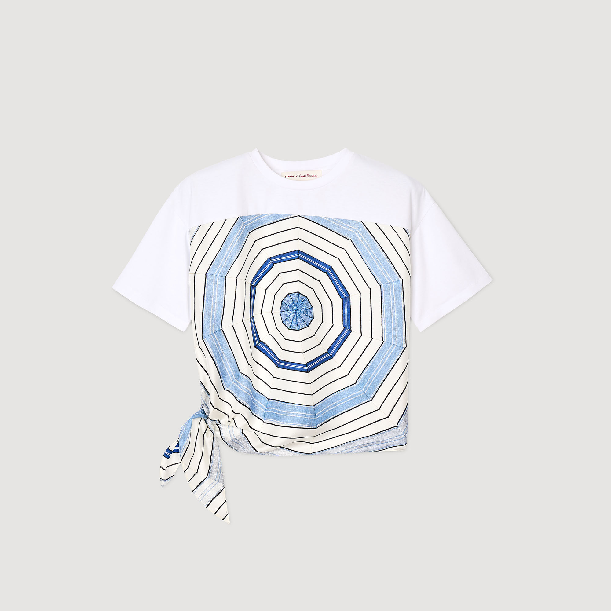 Spiral print T-shirt