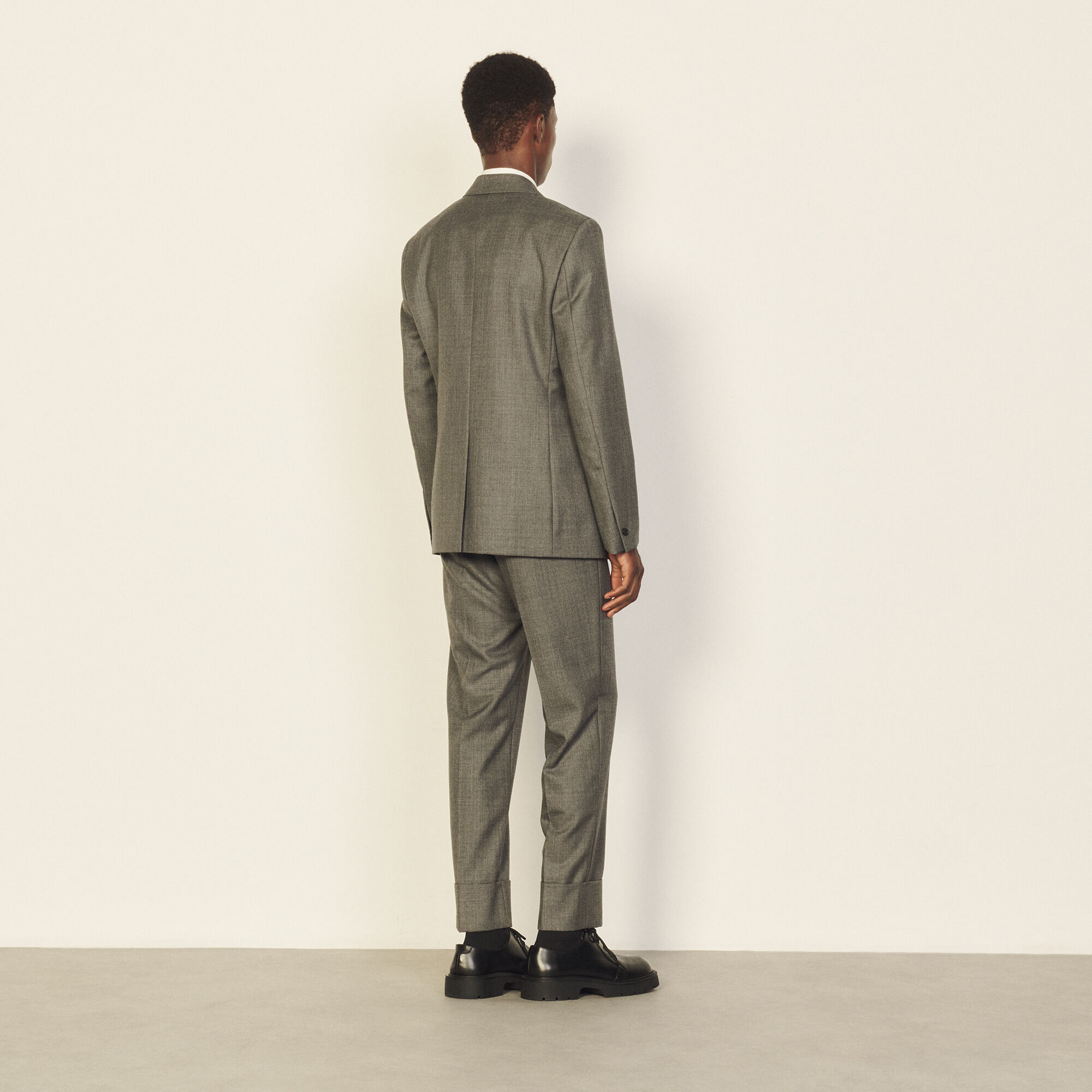 Double-breasted suit jacket