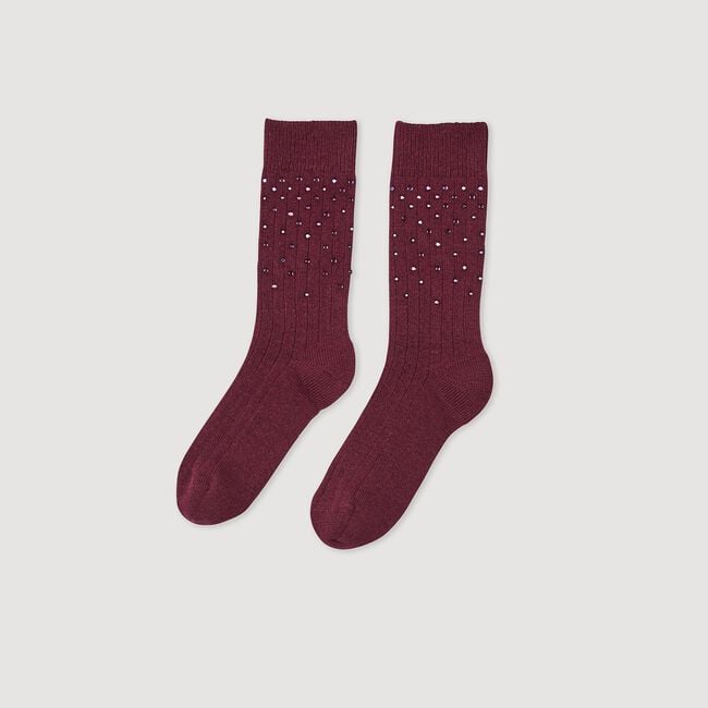 Rhinestone socks