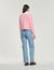 Cropped cable-knit sweater
