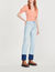 Cropped cardigan with balloon sleeves