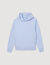 Hooded sweatshirt with rubber logo