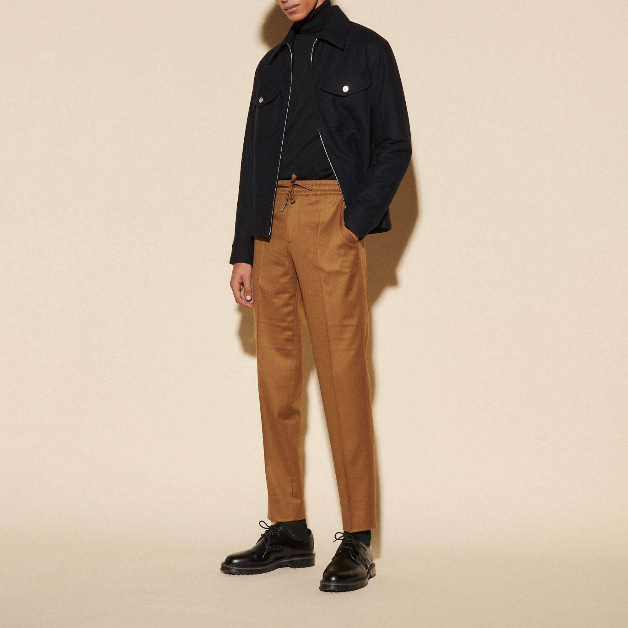Flannel trousers