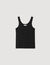Vest top with rhinestones