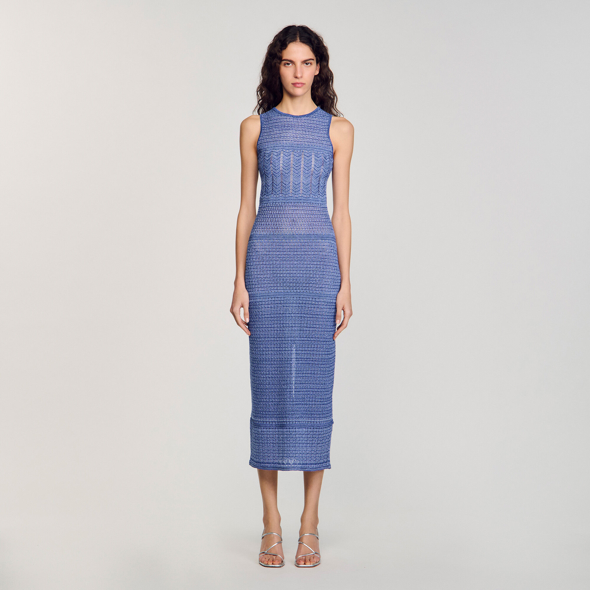 Knit midi dress