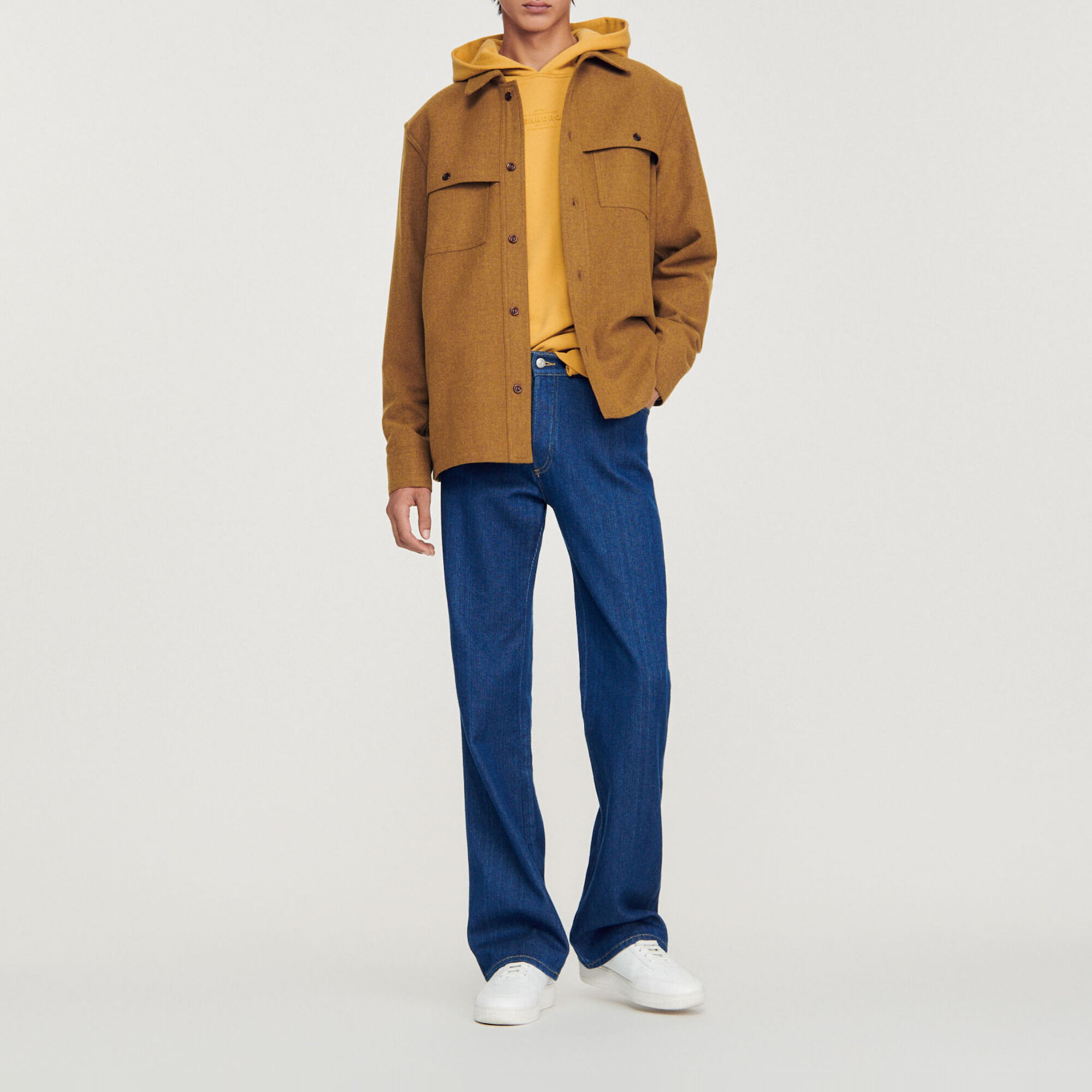 Wool overshirt