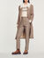 Straight-leg checked trousers