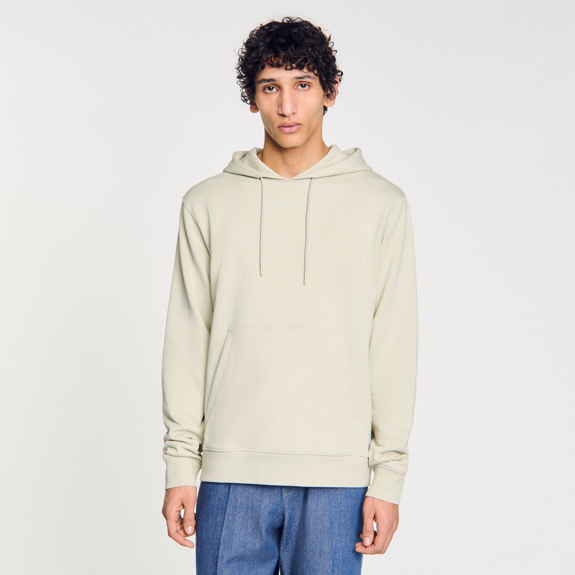 SANDRO 売れ筋商品|||サンドロ パーカー・スウェットシャツ アウター レディース Sweatshirts Brown Sweatshirt with Hot Stuff print black / gray for Men