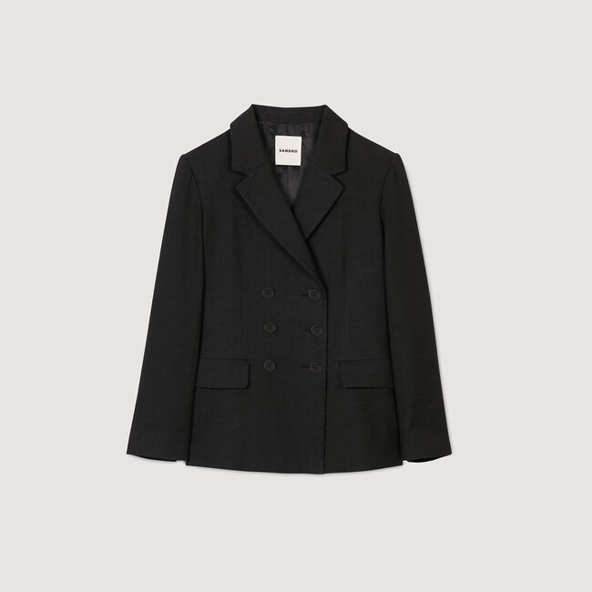 Double-breasted suit jacket