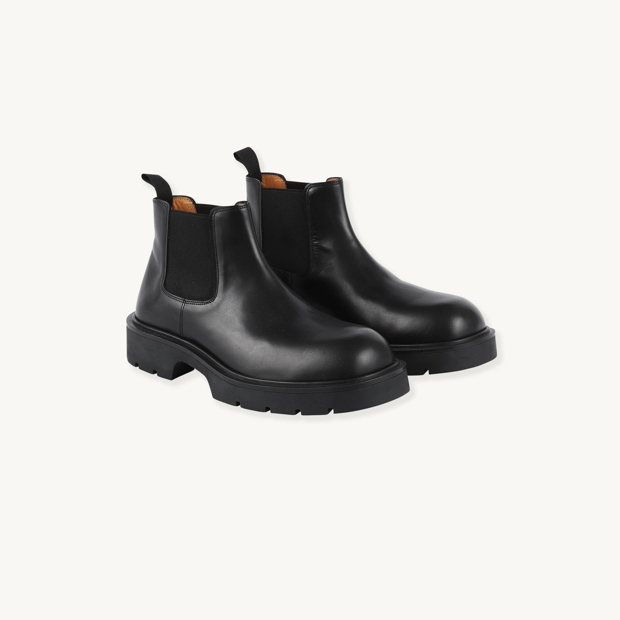 Leather ankle boots