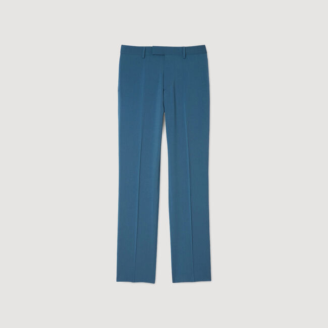 Wool suit trousers