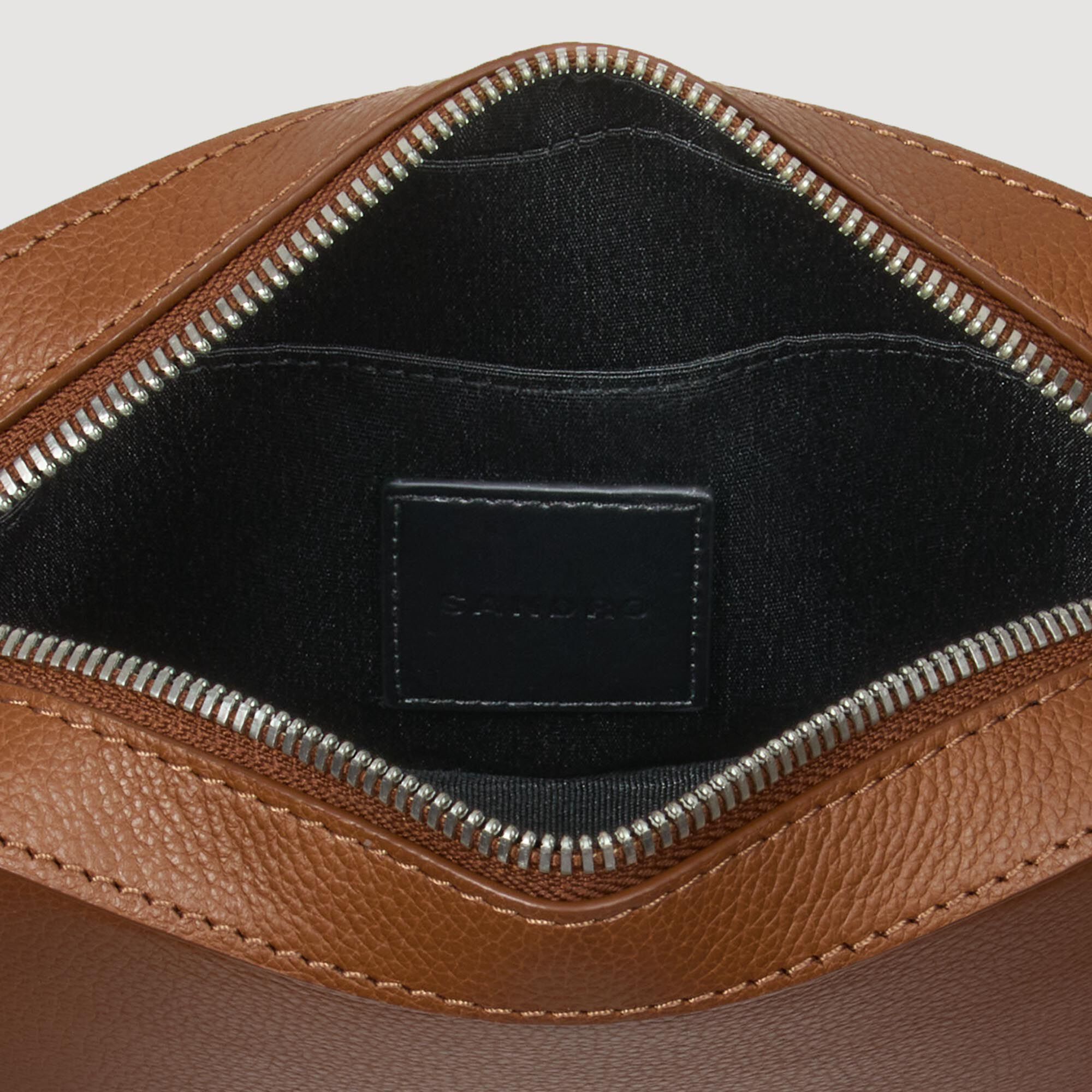 Small grained leather bag