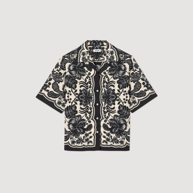 Floral motif shirt
