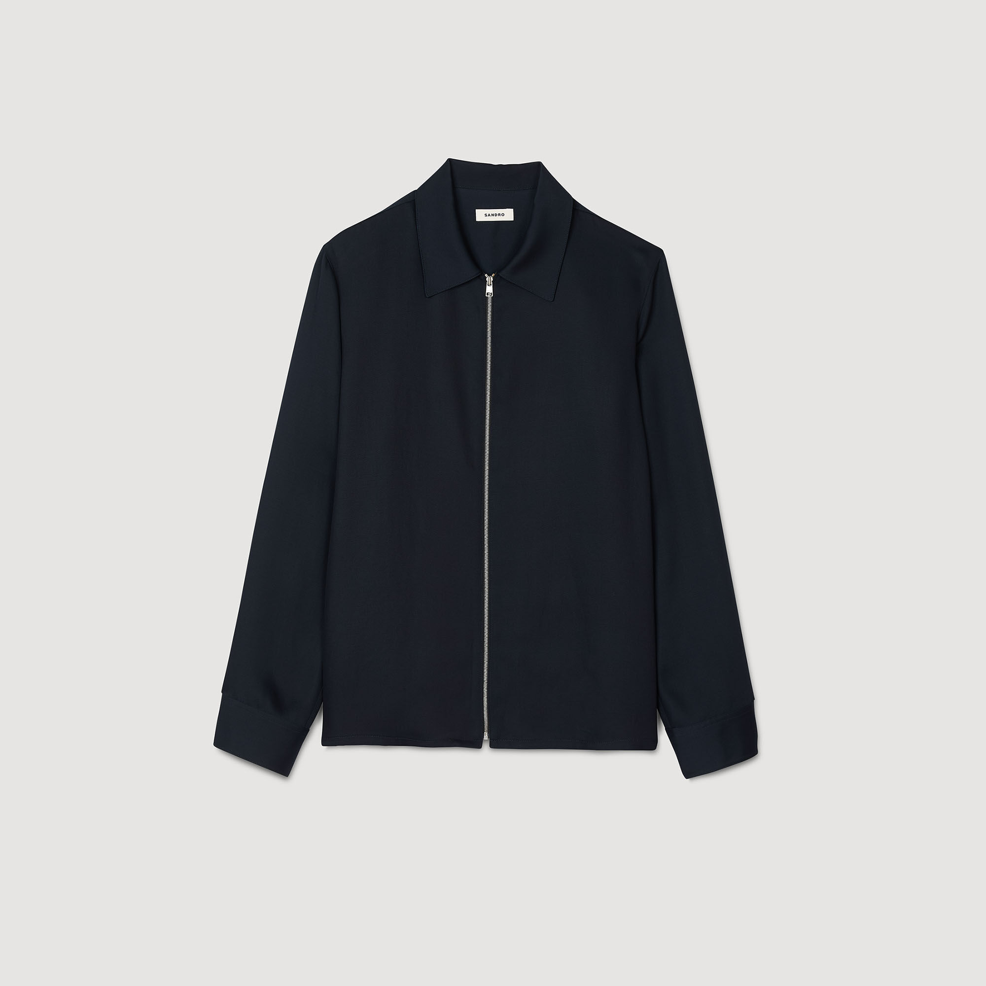 Zip-up shirt
