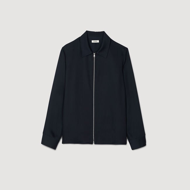 Zip-up shirt