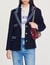 Tweed jacket with contrasting trim