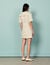 Tweed dress with sailor collar