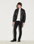 Sheepskin varsity jacket